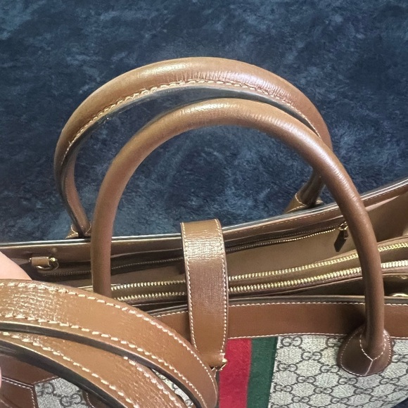 Gucci GG Supreme Monogram Web Large Jackie 1961 Tote - Picture 11 of 15